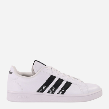 Tenisówki męskie z eko skóry adidas Grand Court Beyond GX5757 42 Białe (4065418173452)