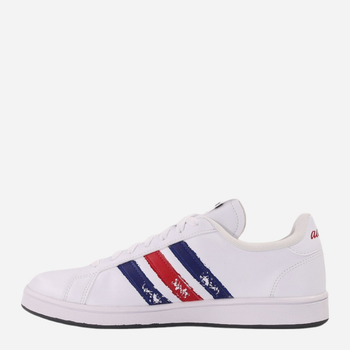 Tenisówki męskie z eko skóry adidas Grand Court Beyond GX5761 46.5 Biały/Multikolor (4065418169547)