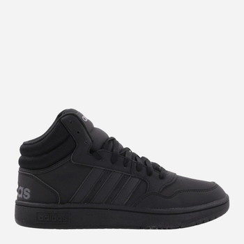 Sneakersy męskie na platformie wysokie adidas Hoops 3.0 Mid GV6683 44 (UK 9.5) Czarne (4065425390699)