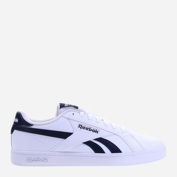 Tenisówki męskie z eko skóry Reebok Court Retro 100074396 43 Biały/Ciemnoniebieski (1200143042991)