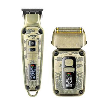 Машинка для стрижки VGR V-641 портативная + шейвер / набор