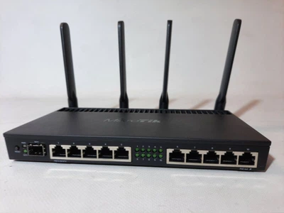 Маршрутизатор MikroTik RB4011iGS+5HacQ2HnD-IN, SFP+, 10 x Gigabit, Wi-Fi AC, Quad 1.4GHz, 1GB RAM Б/У