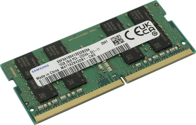 Оперативная память 16 ГБ, DDR4, для ноутбуков, Samsung (3200 МГц, 1.2 В, CL22, M471A2K43DB1-CWE) Б/У