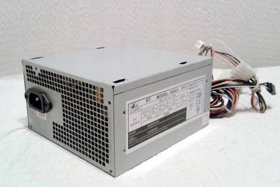 Блок питания 300 Вт EC, 24+4 pin, питание видеокарты - Нет, 120 мм, ATX, 300x1 Б/У