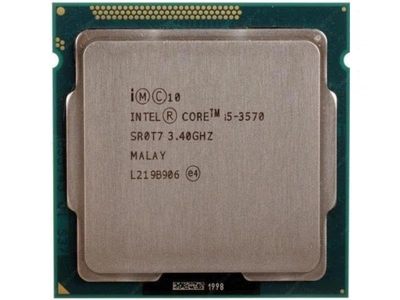 Процессор s1155 Intel Core i5-3570, 3,4-3,8 МГц, 4-4 core, Intel HD Graphics 2500, 77W Б/У