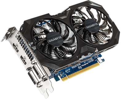 Видеокарта Gigabyte GeForce GTX 750 Ti 4GB GDDR5, 128 бит, 1059/5400 МГц, 2 x DVI, 2 x HDMI Б/У