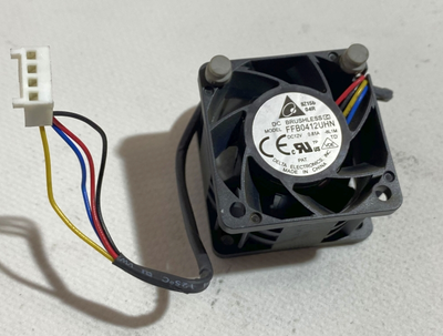 Вентилятор для корпуса Delta FFB0412UHN, 40х40х28мм (12v 0.81a 4pin) Б/У