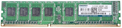 Оперативна пам'ять 4 ГБ, DDR3, для ПК, Kingmax (1333 МГц, 1.5 В, CL9, FLFF65F-D8KM9) Б/В