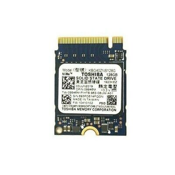 SSD накопитель 128 ГБ Toshiba (M.2, TLC NAND, NVMe, KBG40ZNS128G)
