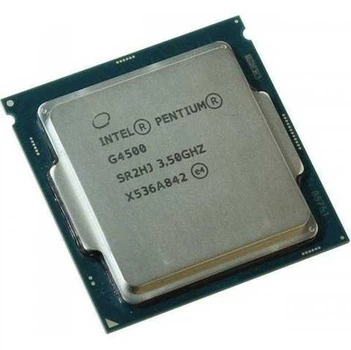 Процессор s1151 Intel Pentium G4500, 3,5-3,5 МГц, 2-2 core, Intel HD Graphics 530, 51W Б/У