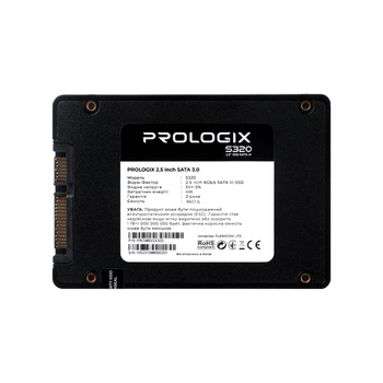 SSD-накопитель Prologix S320 960 ГБ 2.5" SATA III(DL_8DC485AC6664)