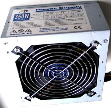 Блок живлення 350W Power Supply ATX-S400 1x120мм Б/В