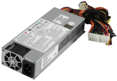 Блок питания 200 Вт Supermicro, 20+8 pin, питание видеокарты - Нет, 40 мм, 1U, PWS-203-1H Б/У