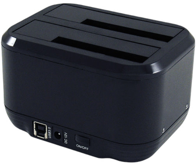 Док-станція LC-Power для 2x HDD/SSD 2.5/3.5 SATA USB 3.0 (LC-DOCK-U3-III)