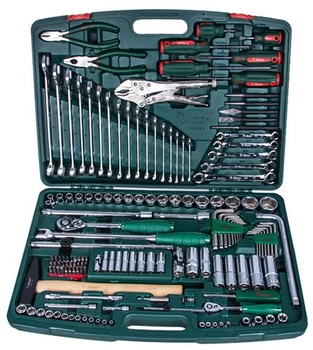 Набор инструментов Hans Tools 1/2" и 1/4" 158 предметов (TK-158V)