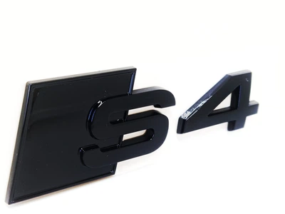 Напис S4 Audi Емблема Black gloss