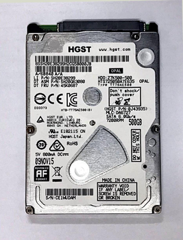 Жорсткий диск HGST Travelstar HTS725050A7E635 Z7K500 2.5" 500GB 7200rpm, 32MB SATAIII Refurbished