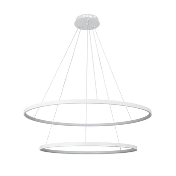 Люстра подвесная светодиодная LED кольцо Levistella 7529832-2A WHITE LED (600+800) белый