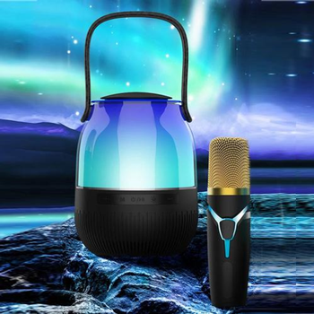 Портативная колонка караоке с микрофоном Bluetooth Speaker & 1 Microphone — A68 (031j)