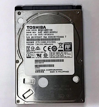 Жесткий диск 2.5" 1TB Toshiba HDD MQ01ABD100 8Mb/5400/SATAII Refurbished