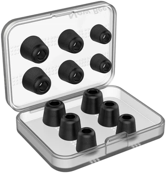 Амбушюри для наушников пенные с эффектом памяти New Bee NB-F3 6 пар Black (NB-F3 Black)