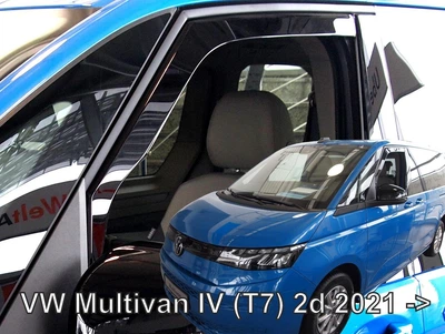 Дефлекторы окон (ветровики) HEKO для Volkswagen T7 2021+ 2D вставные 2 шт Multivan IV