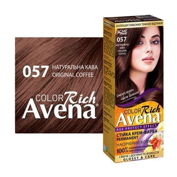 Cтойкая крем-краска для волос Acme Color Avena Rich Color 057 Натуральный кофе 133 мл