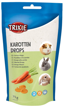 Витаминные дропсы для грызунов с морковью Trixie (75 г)