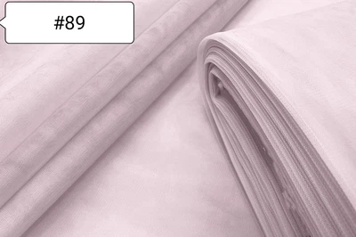 Ткань Фатин Пудровый №89