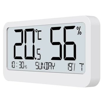 Термогигрометр Technoline WS9455 White с календарем и часами