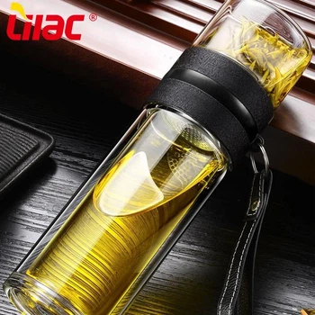 Портативний заварник-термос інф'юзернного типу LILAC HY009 380ml