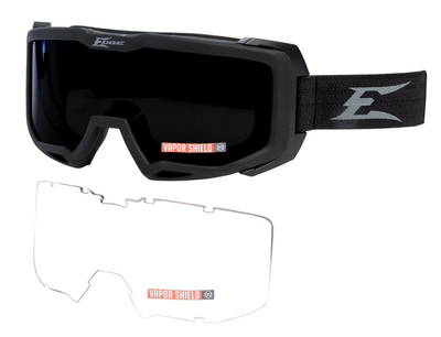 Военная маска очки Edge Eyewear HB111 Batian Ballistic Safety Goggles w/ Black & Clear Vapor Shield Lenses Чорний