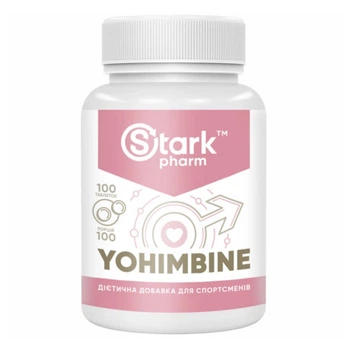 Жироспалювач йохімбін Stark Pharm Yohimbine 10 мг 100 таблеток