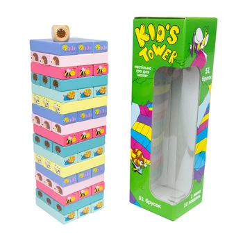 Розважальна гра Стратег Kid's Tower. Джанга українська 30863 Strateg