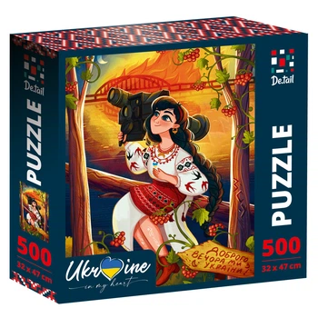 Пазлы Puzzle Украинская девушка с javelin 500 эл. Vladi Toys Украина DT500-07 Vladi Toys