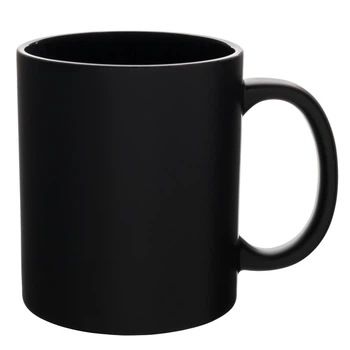 Кружка для сублимации хамелеон матовая внутри черная 11 Oz (330 мл) (6838)
