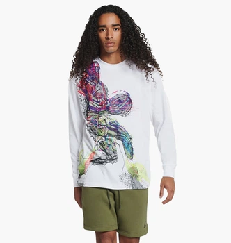 Футболка Air Jordan Mj Engineered 85 Long Sleeve Crew Tee White Dh8906-100 XL