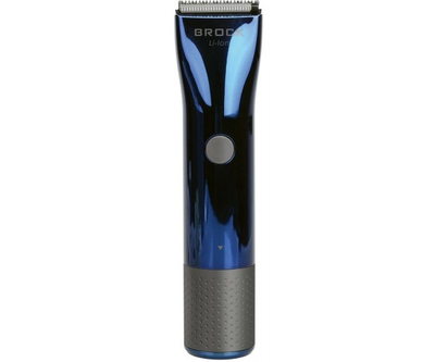 Машинка для стрижки Brock BHC 3001, Blue, 3W, живлення: акумулятор, 2 насадки 1-15,5мм та 16-30,5мм, час роботи до 60хв, IPX6