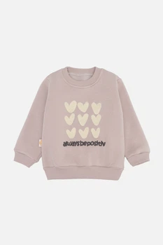 Свитшот для девочки 104 цвет пудровый Feely kids ЦБ-00259036