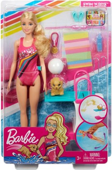 Lalka Barbie Pływaczka GHK23 (0887961795141)