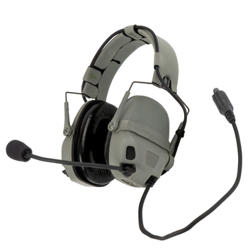 Гарнітура Ops-Core AMP Communication Headset Fixed Downlead Зелений