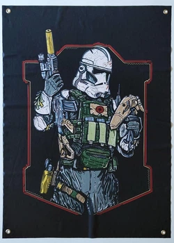 Флаг банер star wars 1000х700 мм