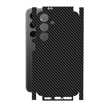 Захисна плівка StatusSKIN для Samsung Galaxy S24 (SM-S921) Корпус Вініл Карбон чорний