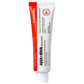 Крем для обличчя з кислотами Medi-Peel AHA BHA 28 Days Hyal Cream 30 мл (8809409348667)