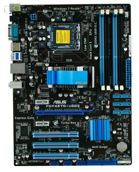 Материнская плата Socket 775 ASUS P5P43TD/USB3 ( s775, 4 СЛОТА DDR3, до 16GB, INTEL P43, USB 3.0, PCI-Ex16 ) Б/У