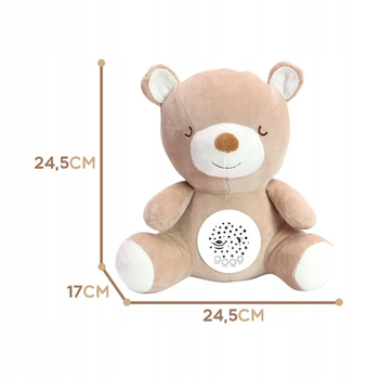 Pluszowa zabawka-projektor Woopie Baby 2 w 1 Calm Doll Mis (5904326942561)