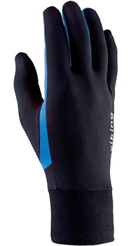 Рукавички для бігу Viking Runway Multifunction Running Gloves 140-18-2740-15 22.5 - 24 см чорні/сині (5901115744566)