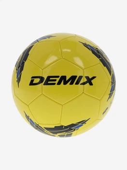 М'яч футбольний Demix, розмір 5, вага 280 г, жовтий
