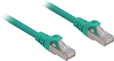 Патч-корд Sharkoon Cat 6a S/FTP 10 м зелений (4044951018635)