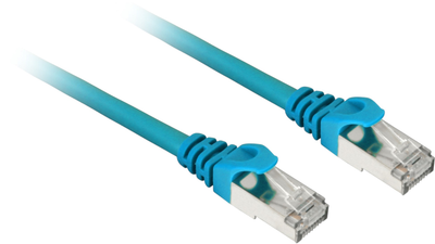 Патч-корд Sharkoon Cat 7a S/FTP 10 м блакитний (4044951029662)